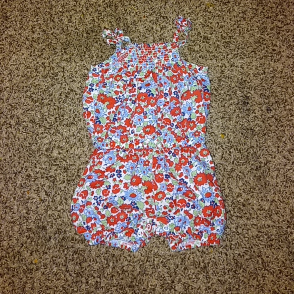 💕Babygirl floral summer romper